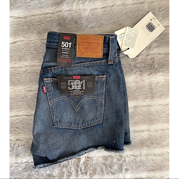 Levi’s 501 Button Fly Shorts - Sz 30 - Picture 5 of 5